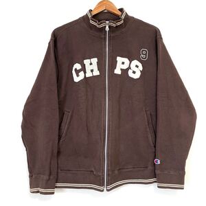 デザイン良【Champion products】チャンピオン プロダクツ スウェット ジップ ブルゾン ジャケット アウター コットン ブラウン L/Y21077mm