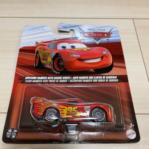 マテル カーズ LIGHTNING MCQUEEN WITH RACING WHEELS ライトニング　マックィーン レーシーングホイール ミニカー キャラクターカー WGP