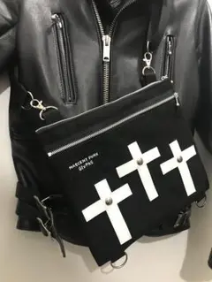 GlyPhS punk rockトリプルクロス W ZIP ショルダー