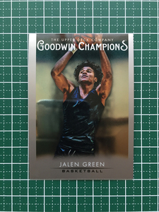 ★UPPER DECK 2021 GOODWIN CHAMPIONS #40 JALEN GREEN［BASKETBALL］ベースカード「BASE PLATINUM」★