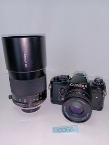 CONTAX 139 QUARTZ Carl Zeiss Planar 1.7/50 一眼レフ マニュアルフォーカス フィルムカメラ TAMRON SP 500mm f8 TELE MACRO No.0066