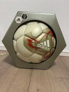 未開封 長期保管品 adidas 2002 FIFA 日韓ワールドカップ FEVERNOVA フィーバーノバ 公式試合球 AS5500 サッカーボール 5号球