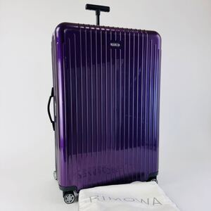 【美品】 RIMOWA リモワ SALSA AIR サルサエアー 最大容量 105L 4輪 TSAロック ウルトラバイオレット パープル系 紫 XL トランク キャリー