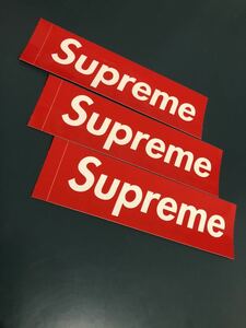 Supreme BoxLogoステッカー 3枚セット シュプリーム