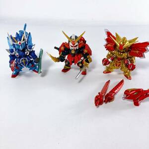 【ジャンク】FW GUNDAM CONVERGE 騎士ガンダム スペリオルドラゴン 武者頑駄無 3体まとめてセット ガンダムコンバージ