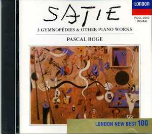 ◆Pascal Roge(ロジェ).3つのジムノペディ/サティ:ピアノ作品集