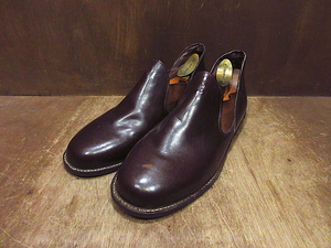 ビンテージ80’s90’s●DEADSTOCK Slippers Internationalレザーロメオブーツ茶size7 1/2 D●240412y1-m-bt-255cmサイドゴア革靴メンズ