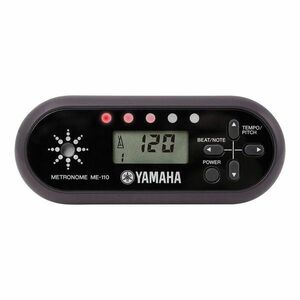 ★YAMAHA ヤマハ ME-110BK スリムタイプ 電子メトロノーム ★新品/メール便