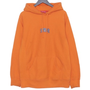 SUPREME Glitter Arc Hooded Sweatshirt Mサイズ オレンジ シュプリーム グリッターアーチスウェットパーカー フーデッドシャツ