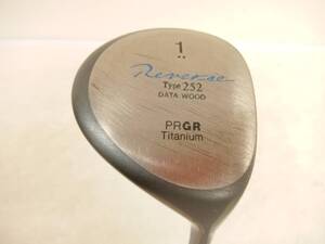 ★即決！★PRGR/プロギア★メンズ右打ち用ドライバー/1番ウッド/1W★Reverse Type252 DATA WOOD★M-40★10.5°★#61027MW_FIT★