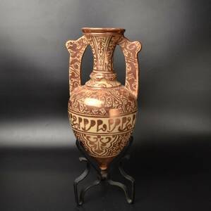  【 スペイン　イスパノモレスク陶器　19～20世紀頃　ラスター彩　マニセス窯　Hispano-Moresque lustre pottery】