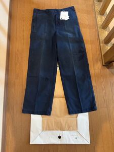 visvim 25SS EX WIDE CHINO PANTS CRASH INDIGO size 4