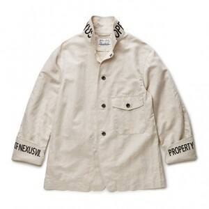 希少 未使用 NEXUSⅦ MWS-NTC-J0A LINEN JKT ネクサスセブン ネクサス7 リネン コットン 立体裁断 ジャケット 定価34000円 年代物