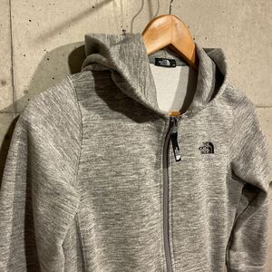 THE NORTH FACE （ザ・ノースフェイス）スクエアロゴフルジップ パーカー サイズ140 グレー