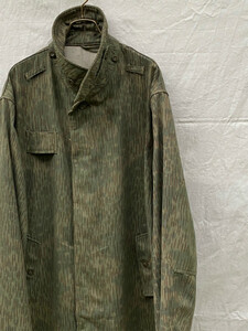 60s Vintage チェコスロバキア軍 Czechoslovakia Army コート Coat 1C ビンテージ 1963 ミリタリー M60 レインドロップカモ ニードルカモ