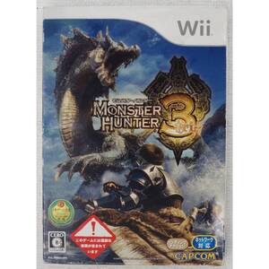 MONSTER HUNTER 3 RVM-RMHJ-JPN Wii ゲーム 4976219026697