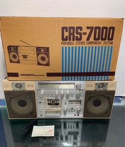 元箱付き! 希少品MARANTZ SUPERSCOPE マランツ CRS-7000 ラジカセ整備品ラジオ美品