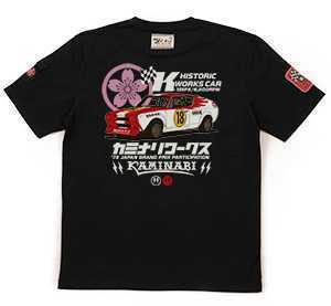 カミナリモータース チェリーX１-R Tシャツ ブラック S kmt-206 エフ商会