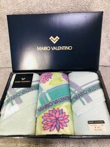 【送料無料/MARIO VALENTINO マリオ バレンチノ フェイスタオル 3枚入】未使用品