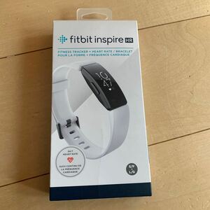 Fitbit Inspire HR White/Black L/Sサイズ FB413BKWT-FRCJK スマートウォッチ　