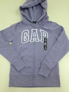 ◆GAP◆新品◆XXS◆ロゴ・パーカー◆薄い紫ふじ色◆ギャップ◆1-1