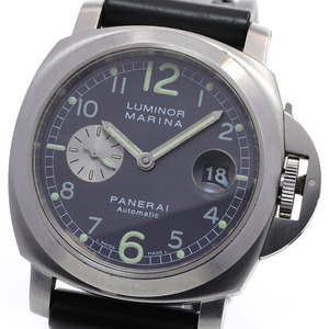 パネライ PANERAI PAM00086 ルミノールマリーナ デイト スモールセコンド 自動巻き メンズ _848822