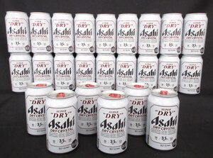 送料300円(税込)■yy006■生ビール アサヒ スーパードライ ドライクリスタル 350ml 24本【シンオク】