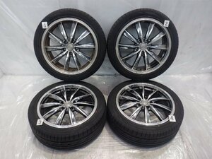 5H 114.3 7J +53 18インチ 社外品 weds ウェッズ LEONIS レオニス アルミホイール タイヤ 225/45R18 BRIDGESTONE 4本