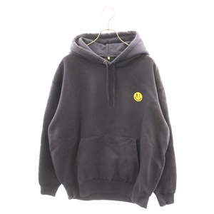 P.i ピーアイ Smile Hoodie スマイルフーディー プルオーバースウェットパーカー ネイビー