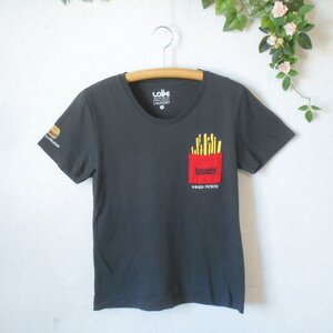 ランドリー LAUNDRY Tシャツ S レディース フライドポテト & ハンバーガー