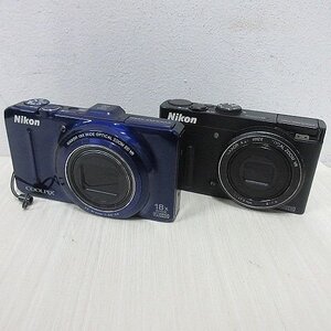 ●Nikon COOLPIX P310/S9300 コンパクトデジタルカメラ 2台セット まとめ売り●ジャンク品●デジカメ ニコン クールピクス●