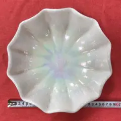 KU RATA   クラフトグラス　オーロラパールシェル　貝殻　大皿鉢