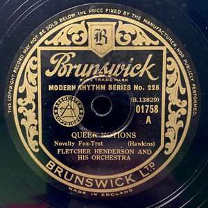 英78RPM/SP Fletcher Henderson And His Orchestra Queer Notions / King Porters Stomp 01758 Brunswick /00500