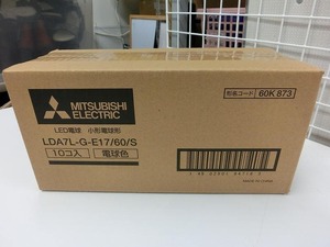 期間限定セール 【未使用】 三菱 MITSUBISHI LED電球 E17 電球60W形相当 電球色 10個セット LDA7L-G-E17/60/S