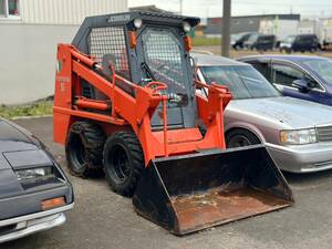 トヨタ ジョブサン 3SDK 5 スキッドステアローダー キャビン ヒーター 付き 除雪車 重機 除雪機 TOYOTA 1802h 動作良好！ 札幌発