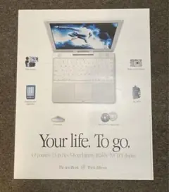 【apple】 2001年製　当時物　ポスター　iBook