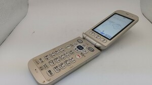 K344 docomo FOMA らくらくホン F-01G FUJITSU 富士通/ガラケー/ケータイ 簡易動作確認＆簡易清掃＆初期化OK 判定○ 現状品 送料無料　