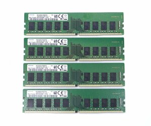 ◇Samsung 16GBx4枚セット 64GB分 PC4-2666V-E DDR4 ECC Unbuffered 動作確認済 hp Z2 Workstation等対応 DELL Precision 3430/3630等対応