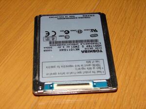 Toshiba 100GB 1.8inch(ZIF/LIF) IDE/100 MK1011GAH HDD1789 1LW