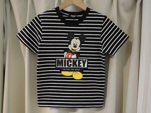 X-LARGE エクストララージ XLARGE Kids DISNEYコラボ ボーダー S/S TEE ブラック 130サイズ キッズ 最新人気品　値下げ！送料込