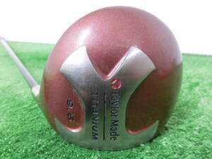 ♪TaylorMade テーラーメイド TITANIUM 1W ドライバー 9.5° /純正 シャフト BUBBLE SHAFT FLEX-TS G8657♪