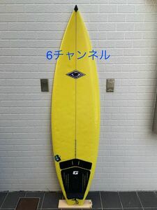 美品/ディープ6チャンネル！バーニングスピアーズサーフボード/5‘11/引き取り限定/シャープアイ/ロストサーフボード/JSサーフボード