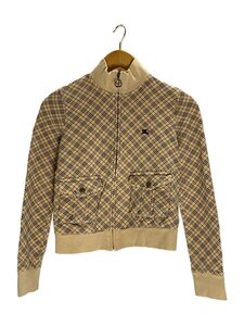 BURBERRY BLUE LABEL◆ノバチェックジャケット/ジャージ/38/コットン/CRM/総柄/FA514-260-43