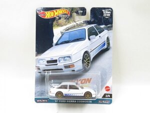 f4/068）ホットウィール プレミアム 87 FORD SIERRA COSWORTH フォード シエラ CANYON WARRIORS