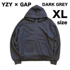 yeezy gap XL ダークグレー パーカー