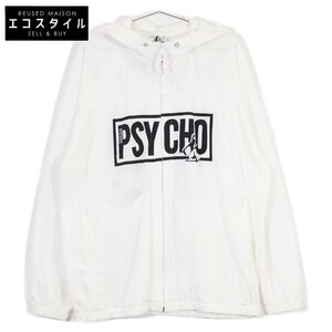 HYSTERIC GLAMOUR ヒステリックグラマー 02201CF09 PSYCHO オーバーサイズ ジップアップ パーカー/ トップス L ホワイト メンズ