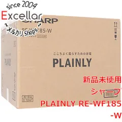 [bn:18] SHARP　オーブンレンジ PLAINLY　RE-WF185-W　ホワイト