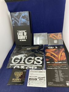 【完全限定盤ボックス４枚組+Tシャツ+ステッカー】CASE OF BOOWY GIGS BOφWY THE ORIGINAL　氷室京介/布袋寅泰　＆おまけ