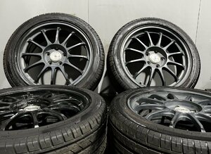 【HIFLY HF805 225/45R18】夏タイヤ【SSR TYPE-F 18インチ 7.5J5HPCD114.3+48】23年製 バリ溝　(MTM441)