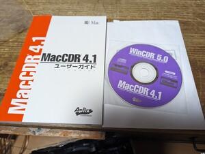 ライティングソフト　MacCDR 4.1 動作未確認保証なし